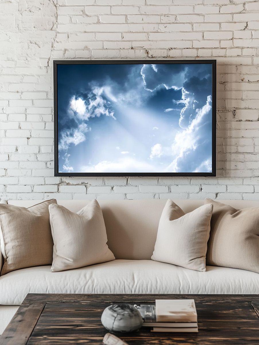 Cloudy sky. room preview