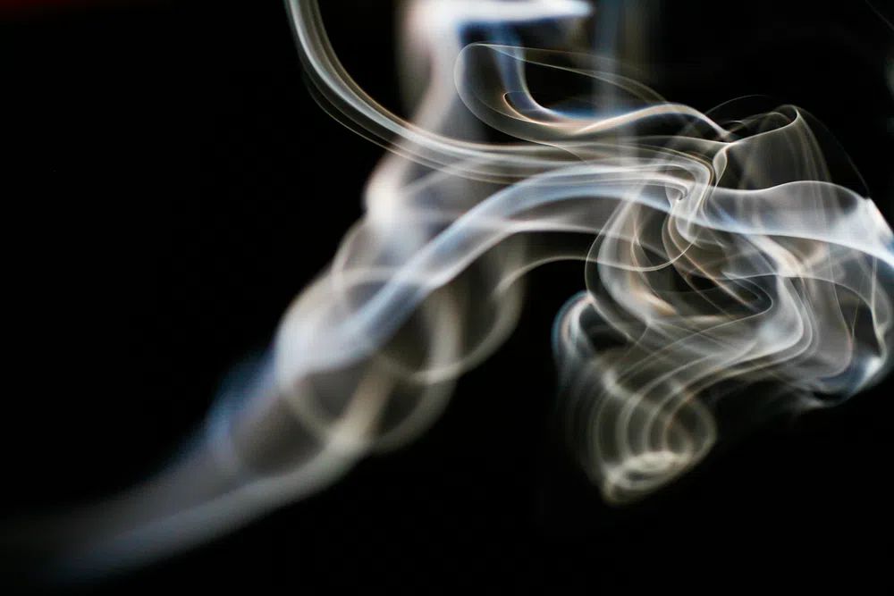 Abstract Smoke Patterns Poster. poster — abstract art