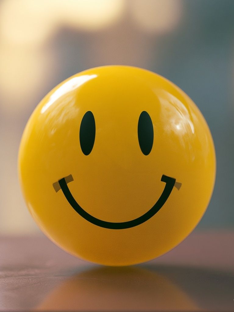 Smiley Ball Photography Print. poster — photography art