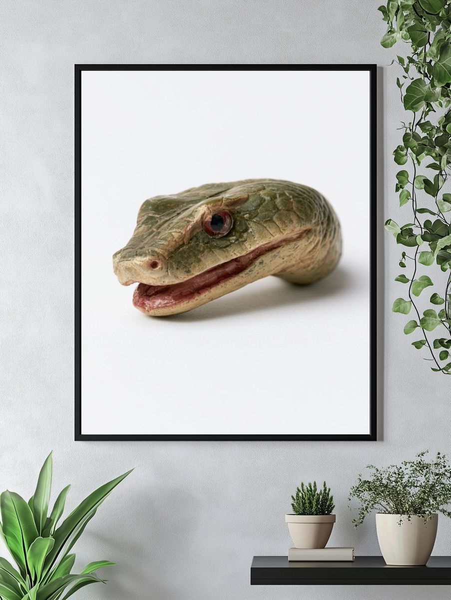 Snake Head Photography Poster. — room view 4