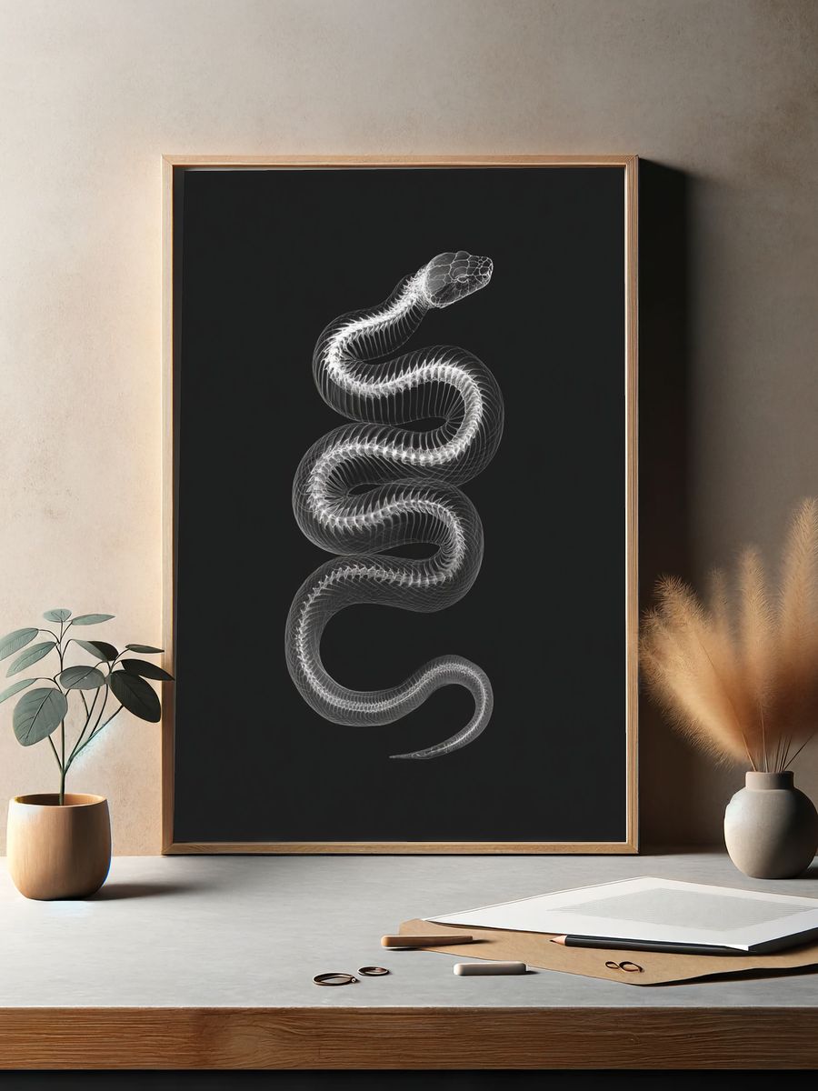 Serpentine X-Ray Illustration Poster. — room view 2