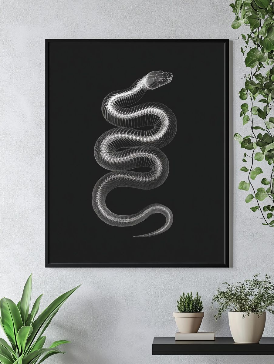 Serpentine X-Ray Illustration Poster. — room view 4
