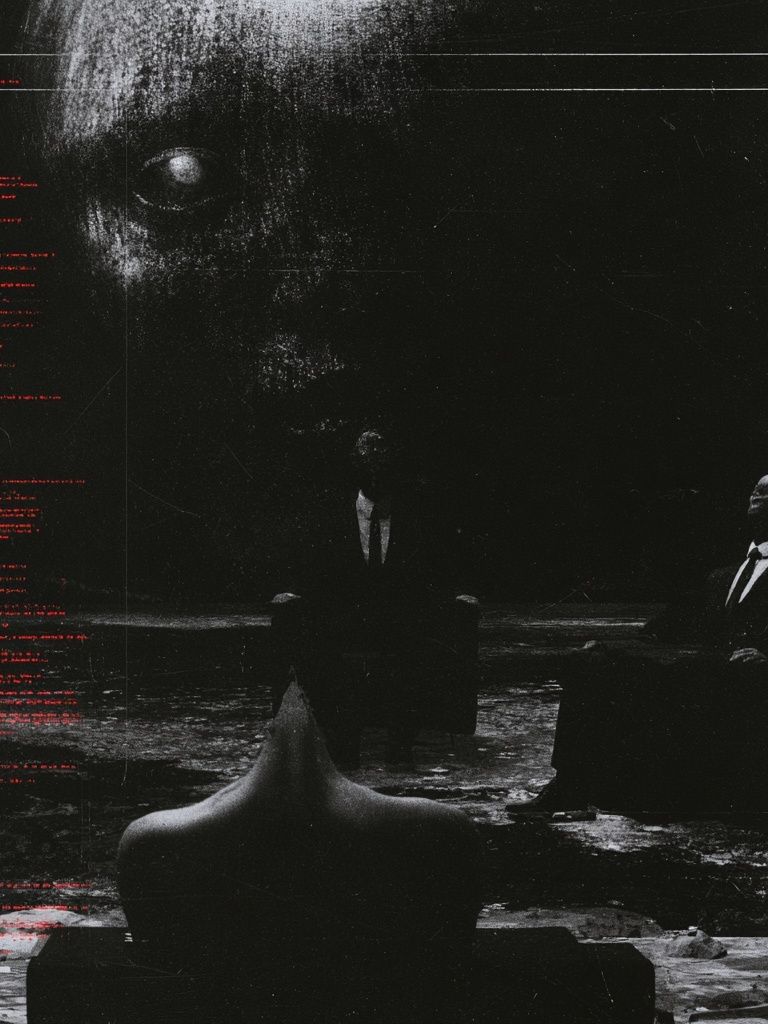 Surreal Noir Figure Poster. poster — fine-art art