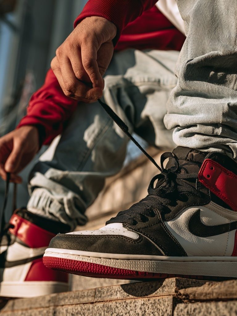 Sneaker Lacing Street Photography Poster. poster — photography art