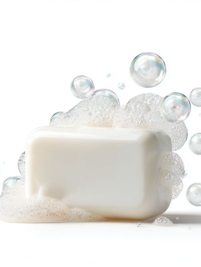 Soap Bubbles Minimalist Print. poster