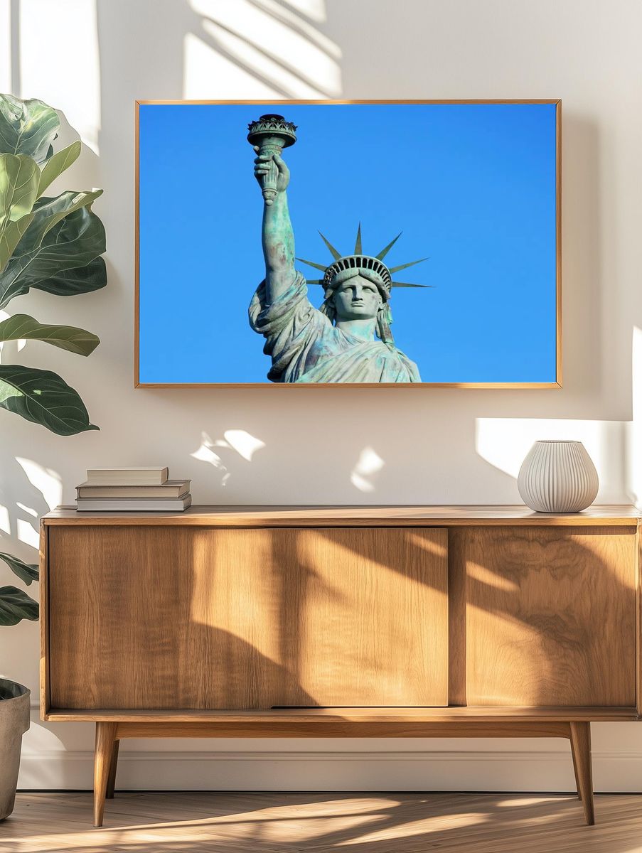 Statue of Liberty — Iconic Landmark Print. — room view 3