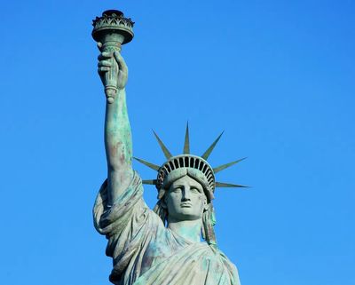 Statue of Liberty — Iconic Landmark Print. poster