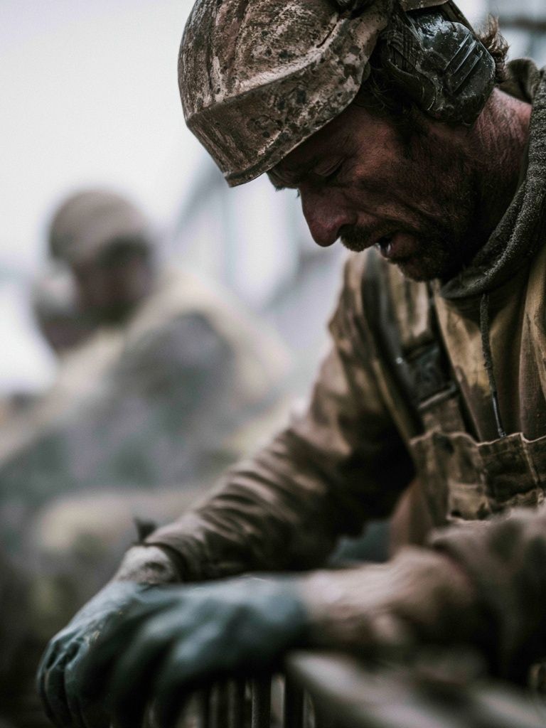 Soldier in the Field Photography Poster. poster detail