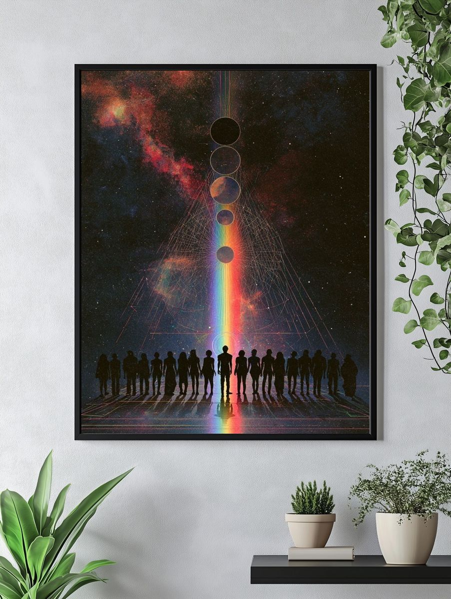 Cosmic Alignment — Sci-Fi Print. — room view 4