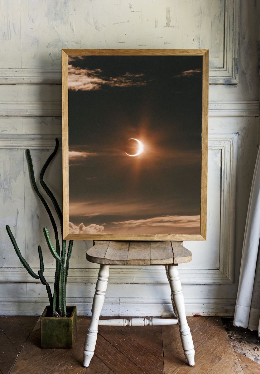 Solar Eclipse Sky Photography Poster. room preview