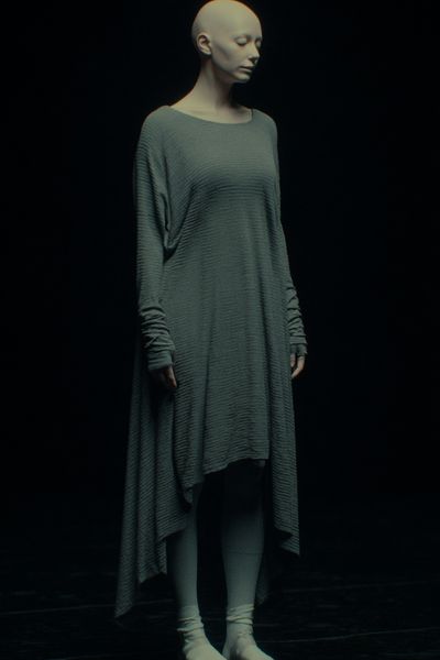 Surreal Bald Figure Photography Poster. poster