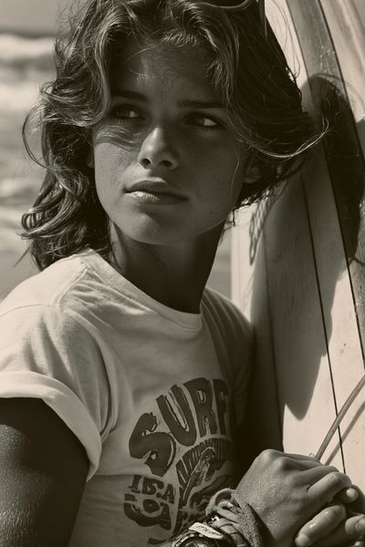 Surf Portrait Photography Poster.