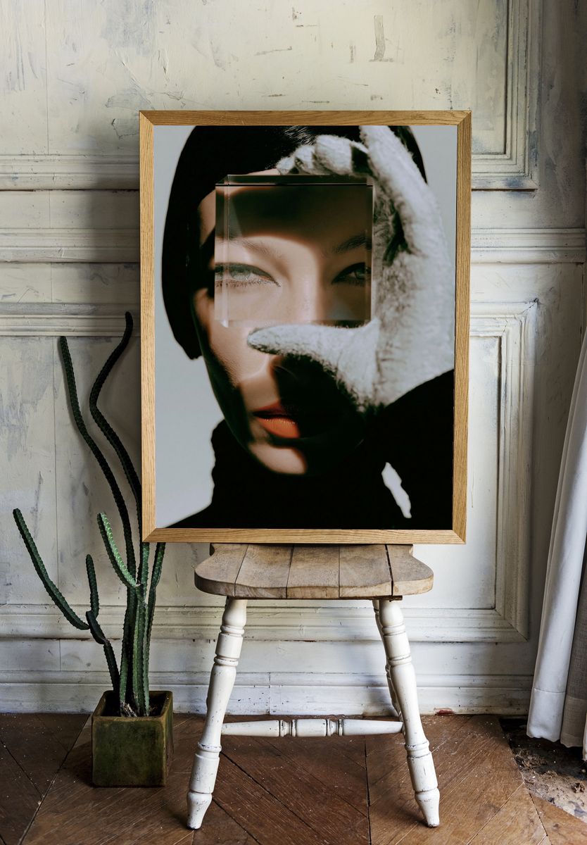 Surreal Portrait Photography Poster. room preview