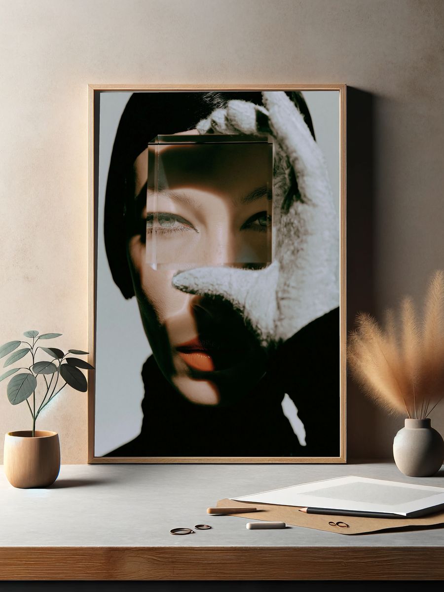 Surreal Portrait Photography Poster. — room view 2