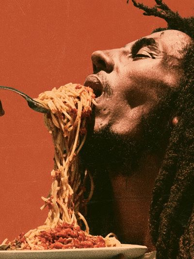 Spaghetti Portrait Photography Poster.
