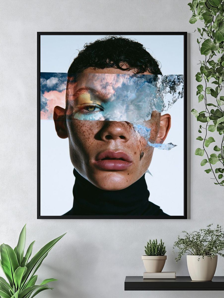 Surreal Portrait Photography Poster. — room view 4