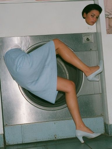 Surreal Laundry Room Photography Poster. poster detail