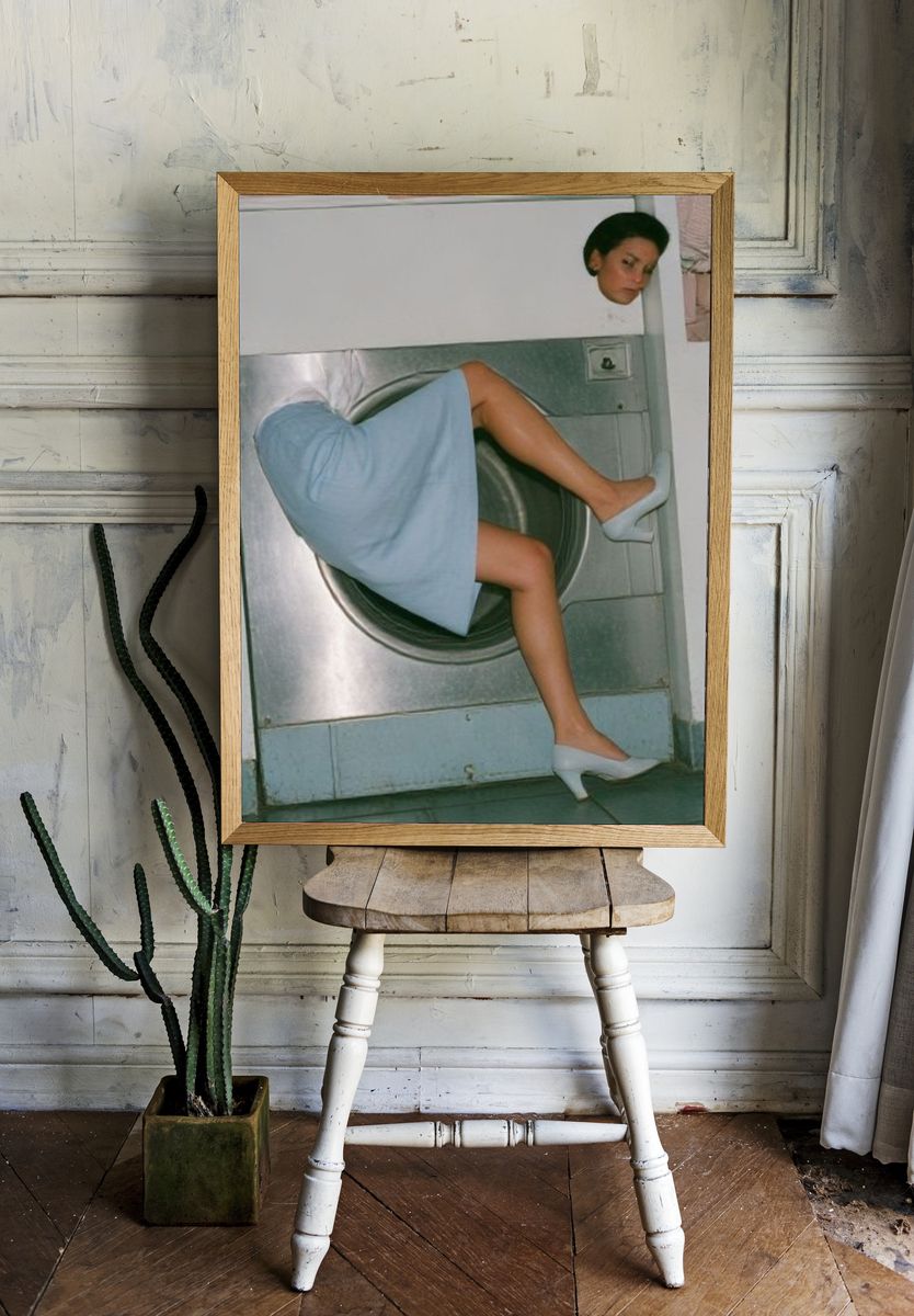 Surreal Laundry Room Photography Poster. — room view 1