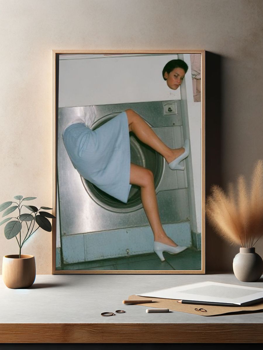 Surreal Laundry Room Photography Poster. — room view 2