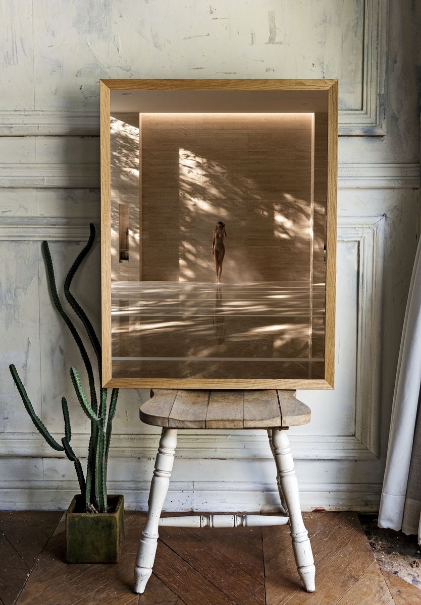 Spa Interior Portrait Poster. room preview