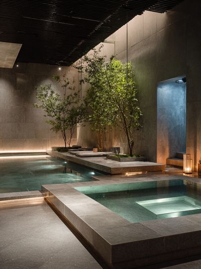 Modern Spa Interior — Photography Print. poster print