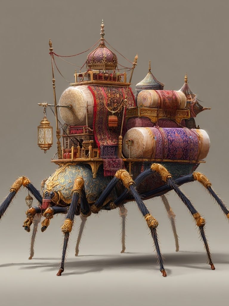 Steampunk Spider Illustration Poster. poster — illustration art
