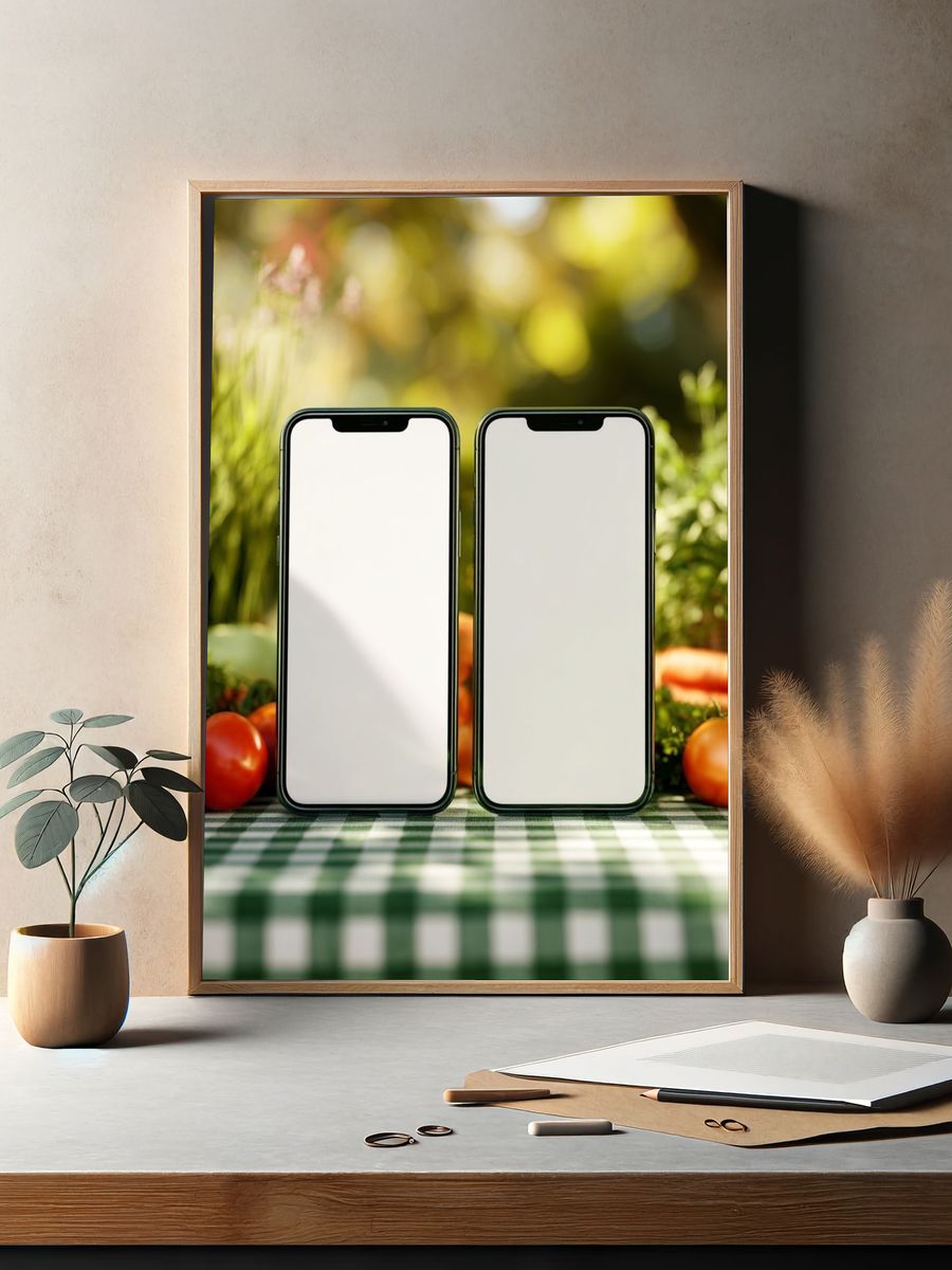 Smartphone Mockup — Photography Print. — room view 2
