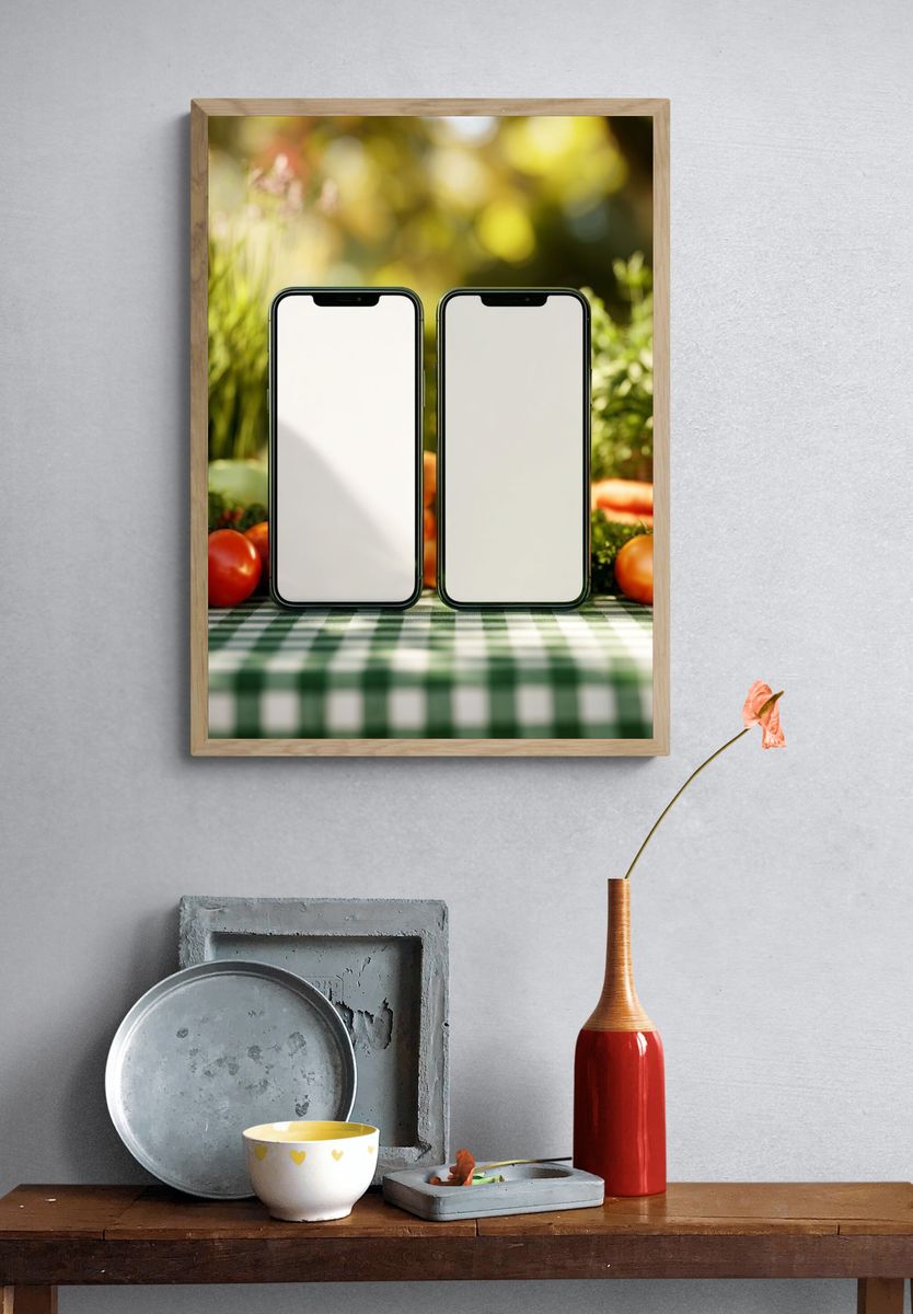 Smartphone Mockup — Photography Print. — room view 3