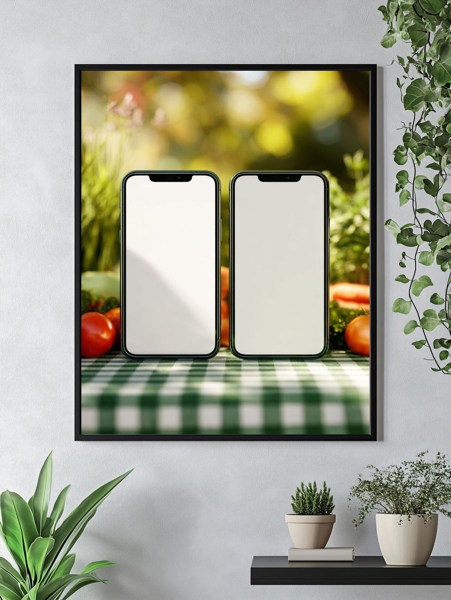 Smartphone Mockup — Photography Print. — room view 4