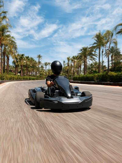Go-Kart Racing Photography Poster. poster