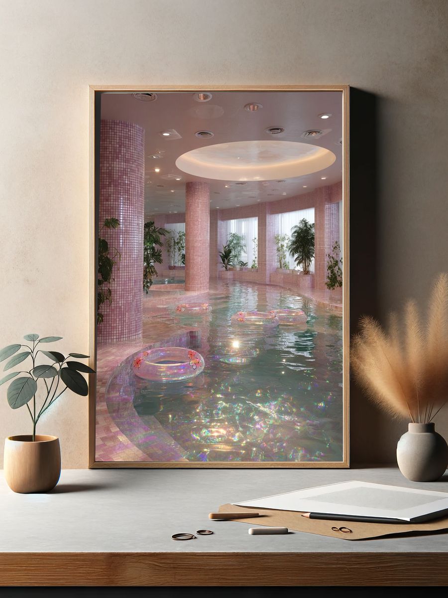 Serene Spa Retreat — Photography Print. — room view 2
