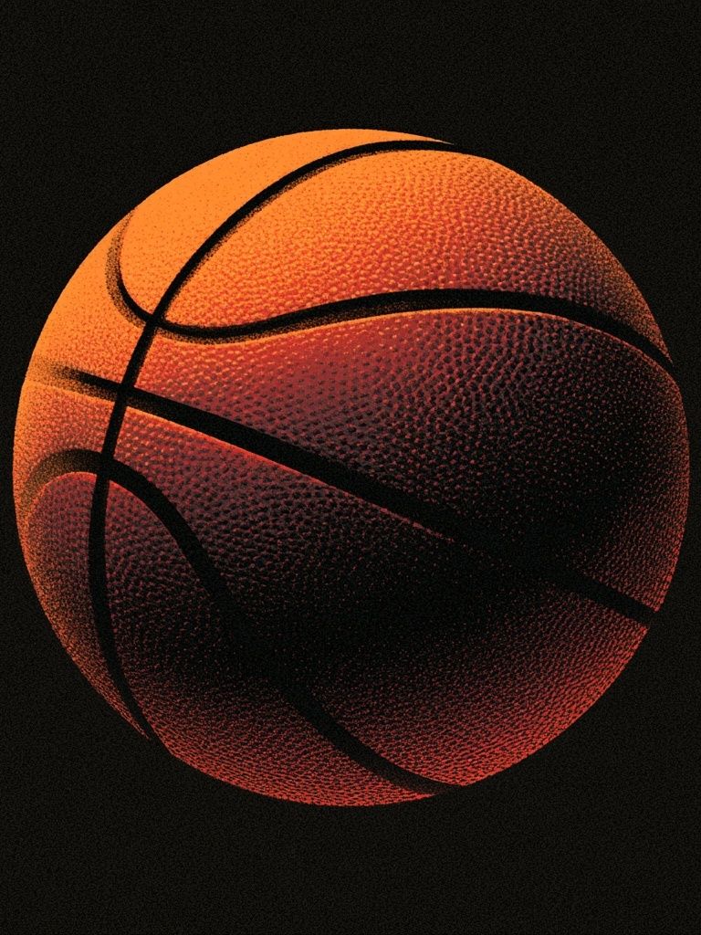 Basketball Minimalist Poster. poster — sport art