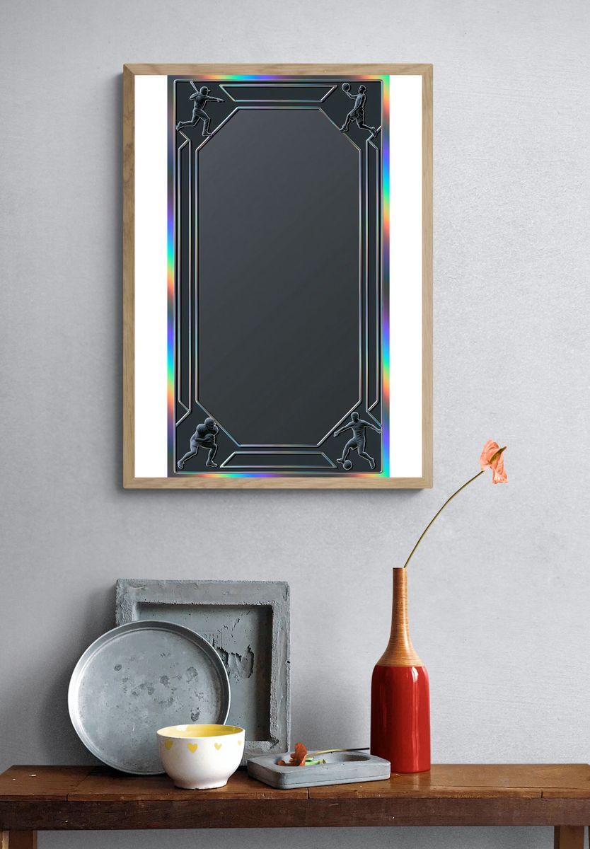 Sports Action Frame Poster. — room view 3
