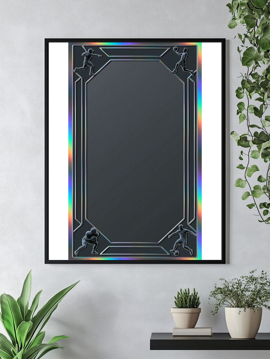 Sports Action Frame Poster. — room view 4