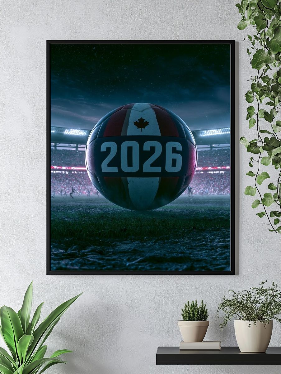 2026 Football Stadium Poster. — room view 4