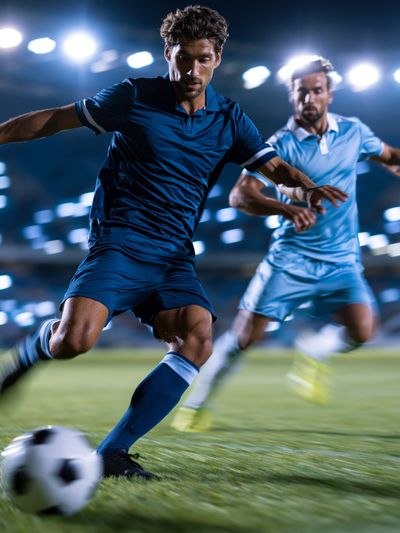 Soccer Action Photography Poster.