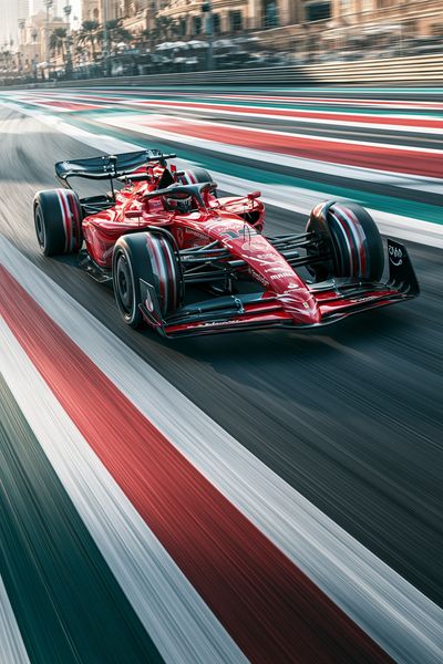 Formula 1 Racing Car Photography Poster.