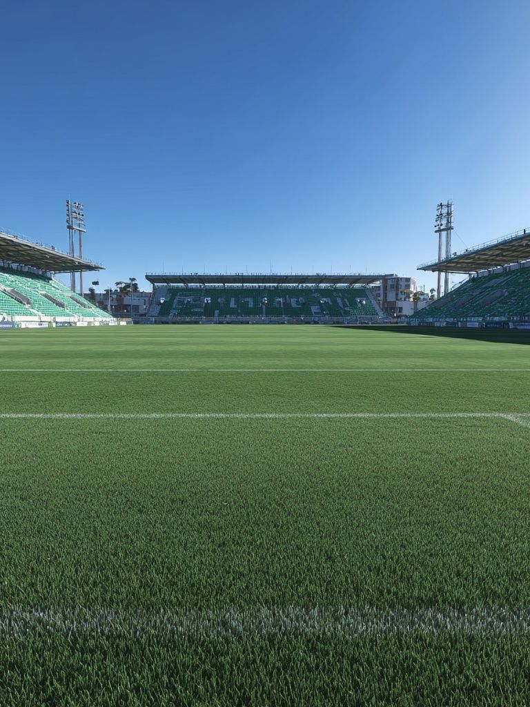 Soccer Stadium Field — Photography Print. poster — sport art