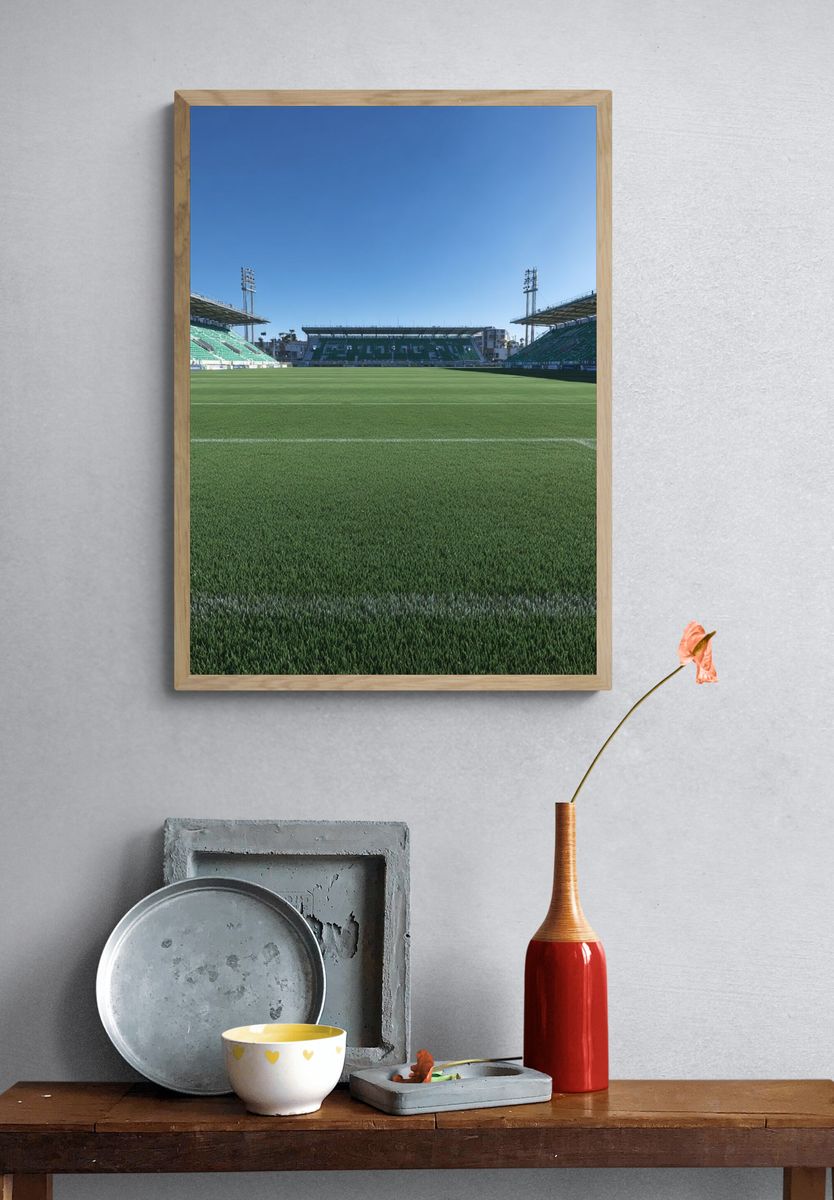 Soccer Stadium Field — Photography Print. — room view 3