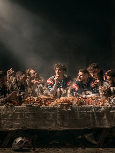 Football Feast Photography Poster. poster