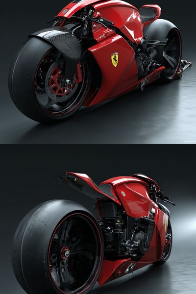 Red Superbike Photography Poster. poster print