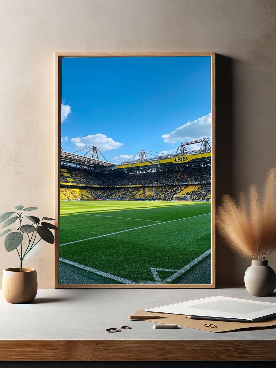 Football Stadium Panorama Poster. — room view 2