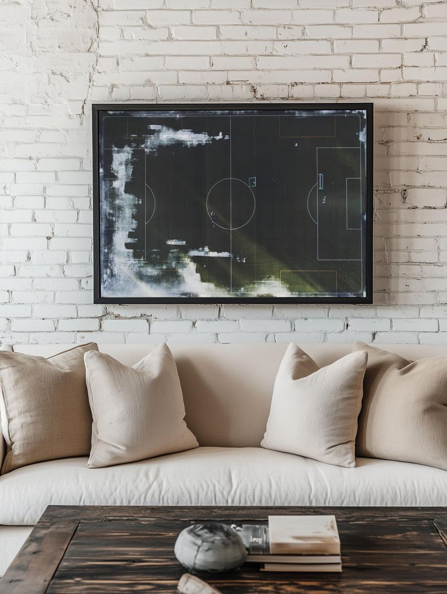 Football field flat lay. Original. — room view 1