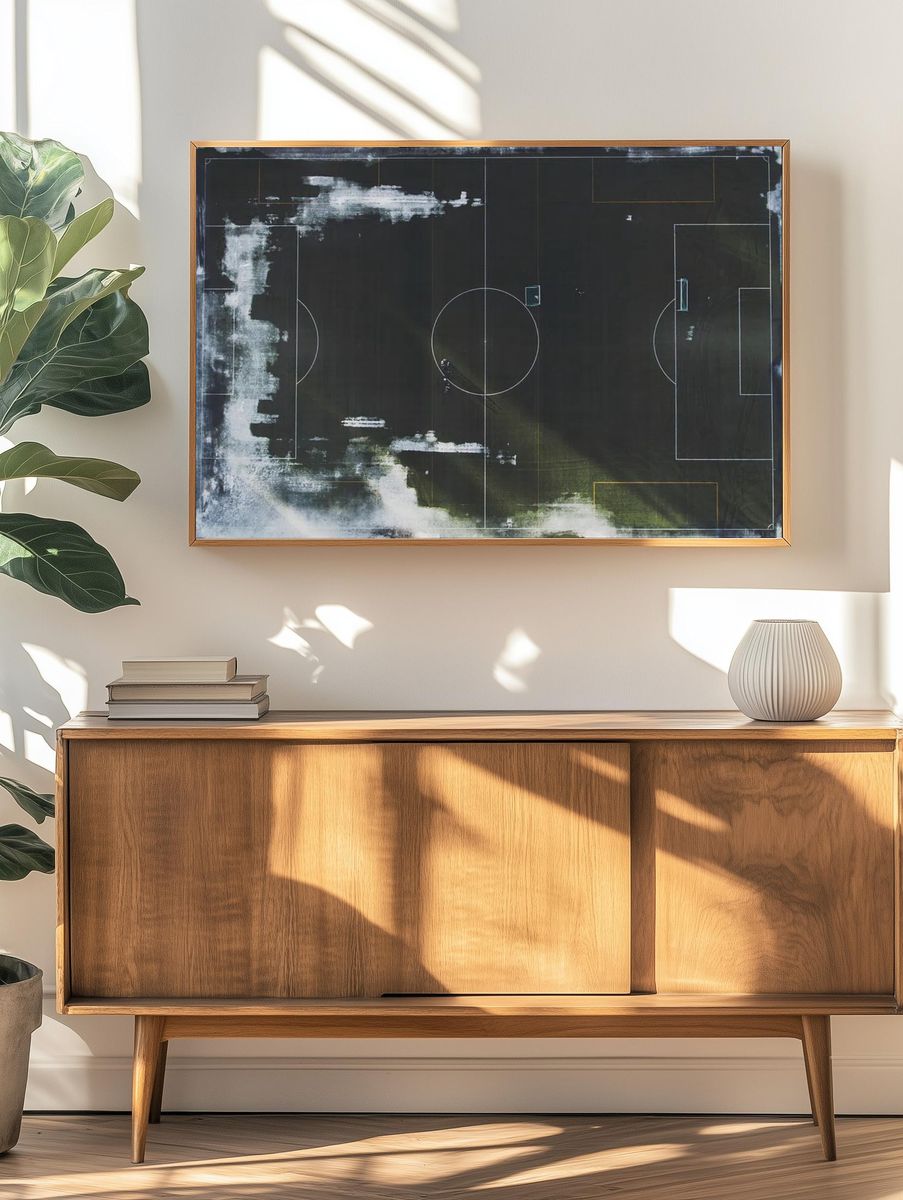 Football field flat lay. Original. — room view 3
