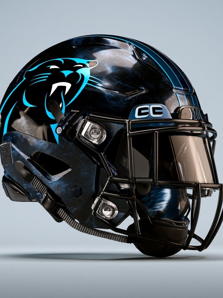 Carolina Panthers Helmet Poster. poster — sport art