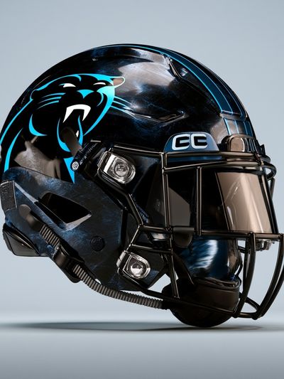 Carolina Panthers Helmet Poster.