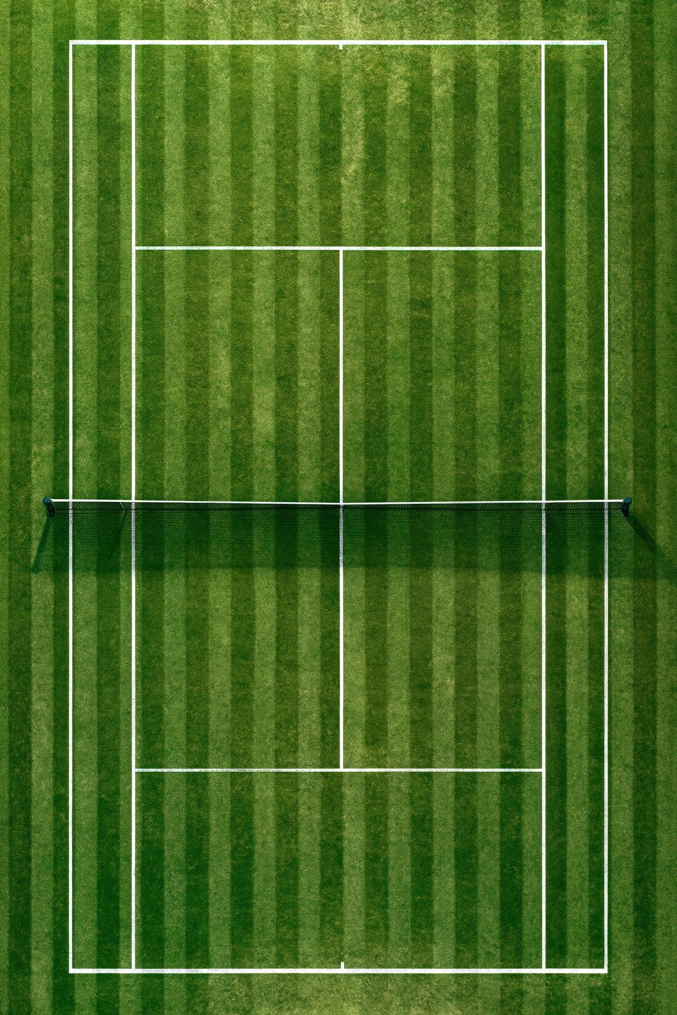Tennis Court Aerial Photography Poster. poster — sport art