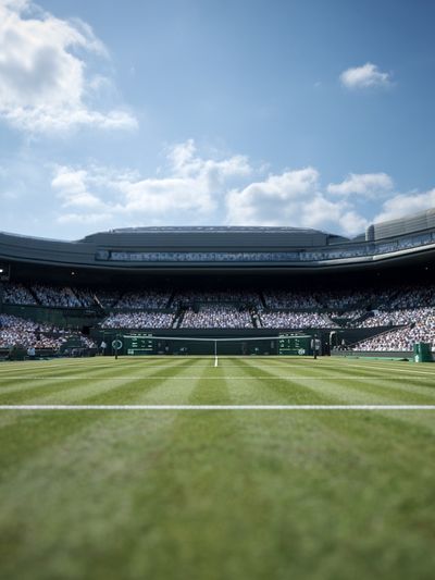 Wimbledon Tennis Court — Sports Photography Print