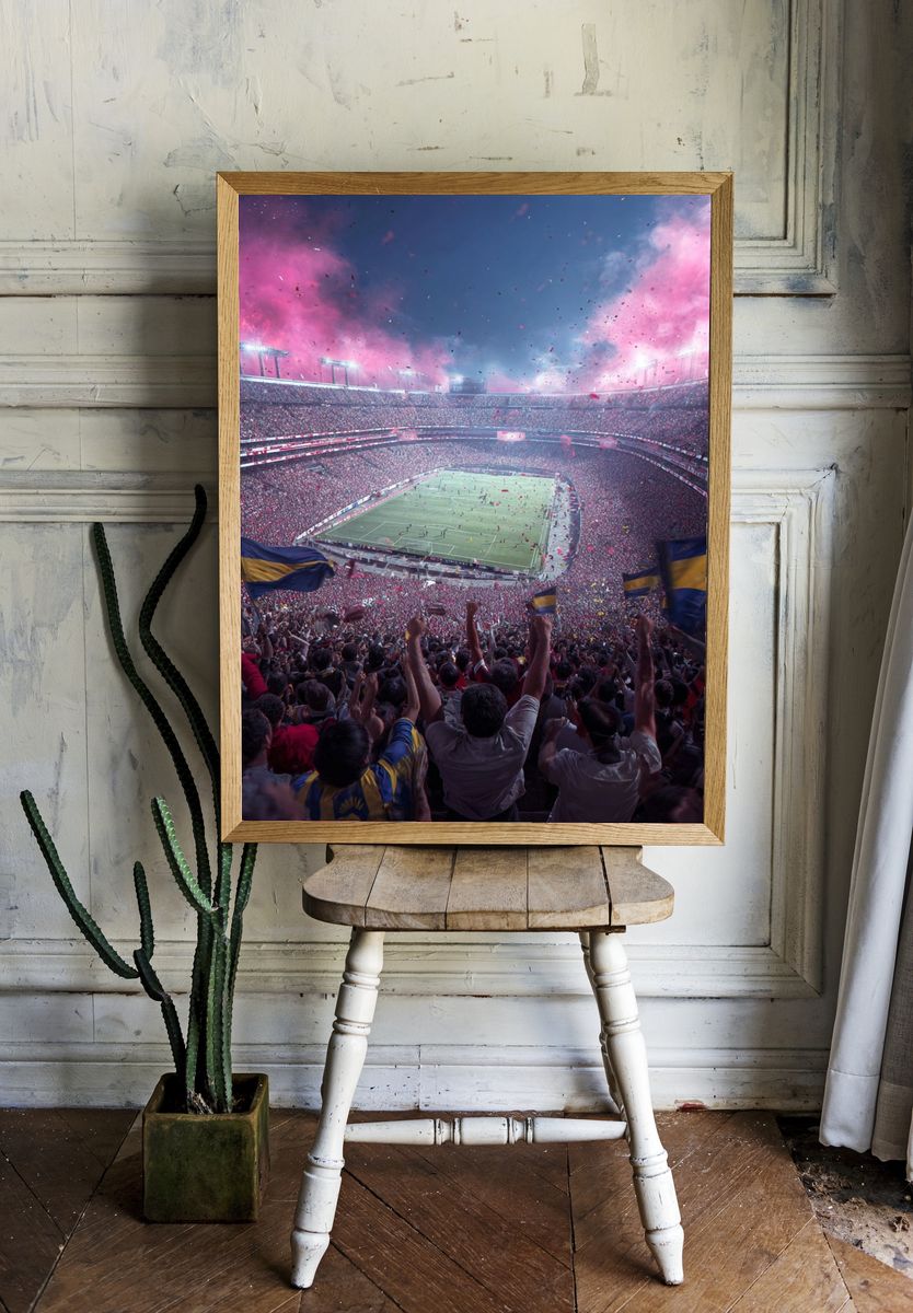 Exciting Football Match — Sports Photography Poster room preview