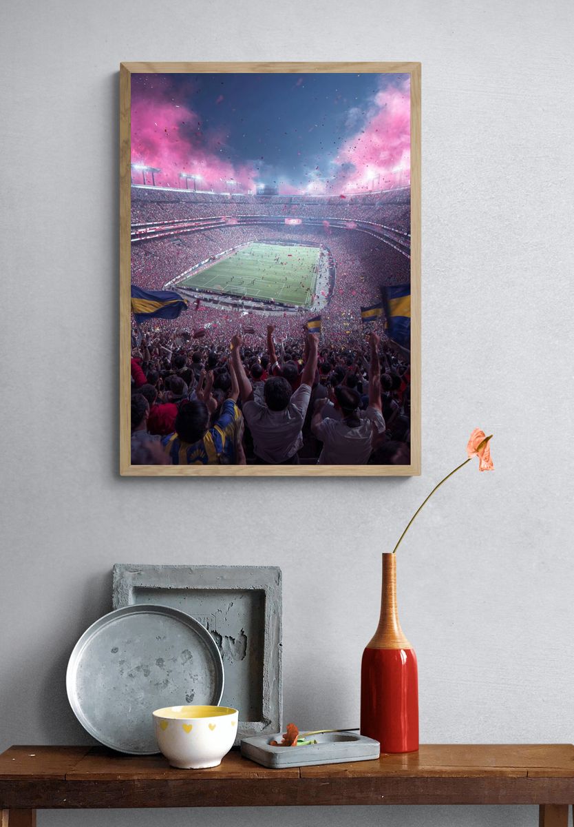 Exciting Football Match — Sports Photography Poster. — room view 3